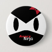 Angry Lady Ninja Button (Voorkant)