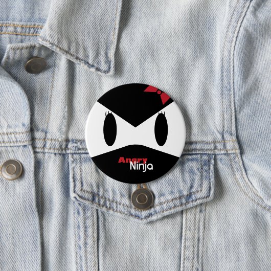 Angry Lady Ninja Button (In situ)