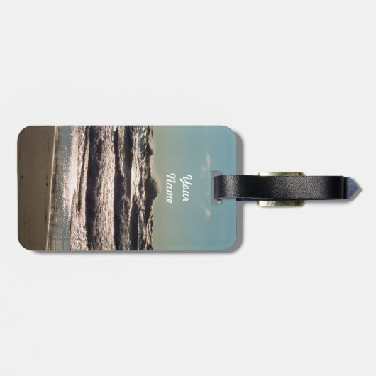 Angry Lake Michigan Bagagelabel (Achterkant horizontaal)