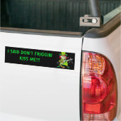 Angry Leprechaun Bumpersticker (Op Truck)