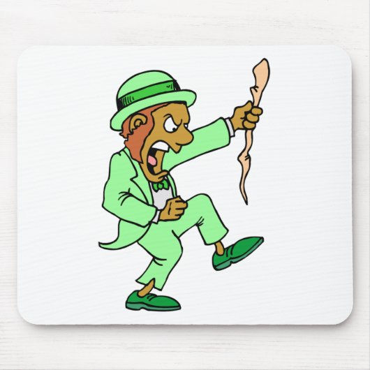 Angry Leprechaun Muismat (Voorkant)