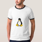 ANGRY LINUX TUX PENGUIN T-SHIRT (Voorkant)