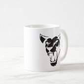 Angry Lion Face Koffiemok (Voorkant rechts)