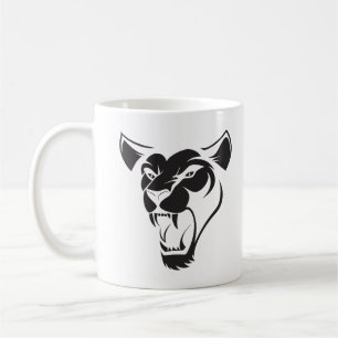 Angry Lion Face Koffiemok