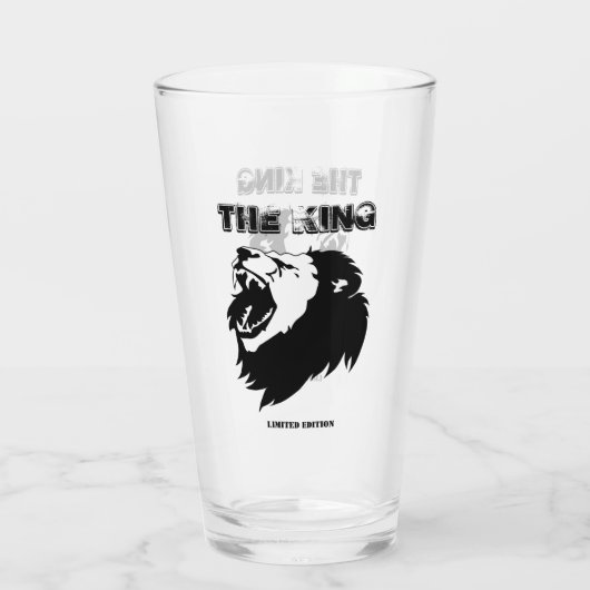 Angry Lion Glas (Achterkant)