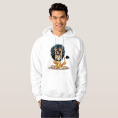 Angry Lion Mannen Hoodie (Voorkant volledig)