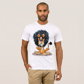 Angry Lion Mannen T-shirt (Voorkant volledig)