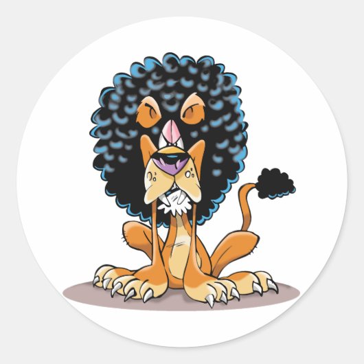 Angry Lion Stickers (Voorkant)