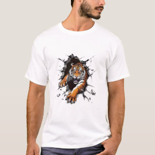Angry Lion Strong Paw test luxe T-shirt