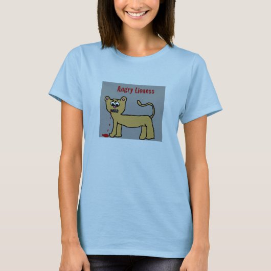 Angry Lioness! T-shirt (Voorkant)