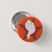 Angry little ghost ronde button 3,2 cm (Voorkant /achterkant)