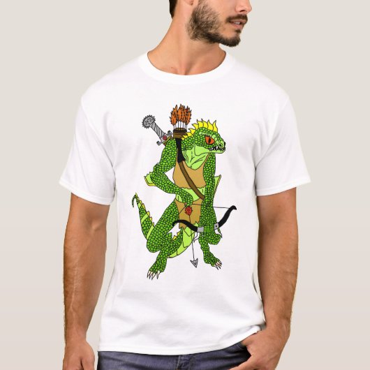 Angry Lizardman T-shirt (Voorkant)