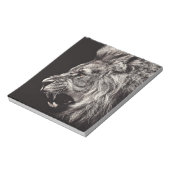 Angry Male Lion Notitieblok (Linkerzijde)