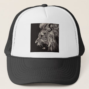 Angry Male Lion Trucker Pet