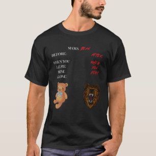 Angry Mama Beer houdt van moeder voor bescherming. T-shirt
