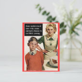 Angry mama en Ruined Cake -  Funny Briefkaart (Staand voorkant)