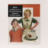 Angry mama en Ruined Cake -  Funny Legpuzzel (Verticaal)