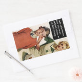 Angry mama en Ruined Cake -  Funny Rechthoekige Sticker (Envelop)