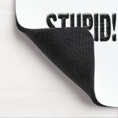 Angry Man on phone Humor Muismat (Hoek)