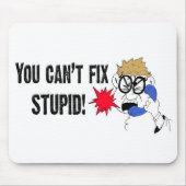 Angry Man on phone Humor Muismat (Voorkant)