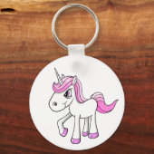 Angry Meany Unicorn Pony Sleutelhanger (Voorkant)