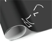 Angry Middle Finger Emoticon Japanse Kaomoji Cadeaupapier (Rol Hoek)