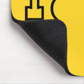 Angry Middle Finger Emoticon Japanse Kaomoji Muismat (Hoek)