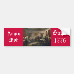 Angry Mob Bumpersticker
