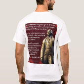 Angry Mob / Jefferson Quotes T-shirt (Achterkant)