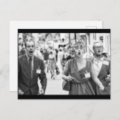 Angry mob protesteren op straat briefkaart (Voorkant / Achterkant)