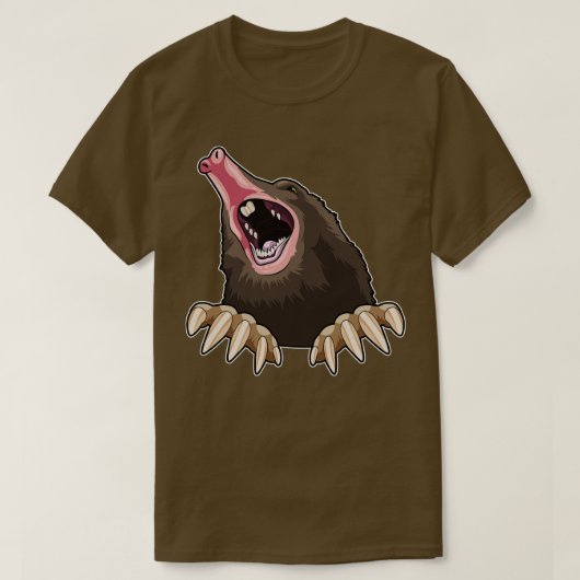 Angry Mole T-shirt (Design voorkant)