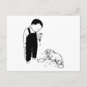 Angry Moles eet ook ijs Briefkaart (Voorkant)