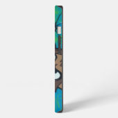 Angry Monkey graffiti Ipad case iPhone Hoesje (Linkerkant)