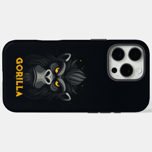 Angry Monster Black Case-Mate iPhone Case (Achterkant (horizontaal))