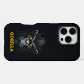 Angry Monster Black iPhone Hoesje (Achterkant horizontaal)