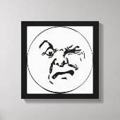 ANGRY MOON CANVAS AFDRUK (Voorkant)