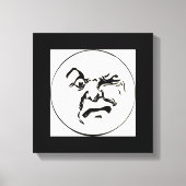 ANGRY MOON CANVAS AFDRUK (Voorkant)