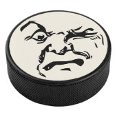 ANGRY MOON HOCKEY PUCK (3/4)