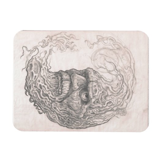 Angry Moon Premium magneet (Horizontaal)