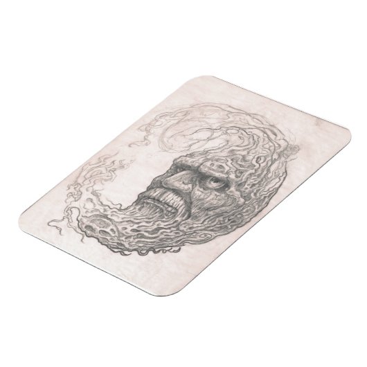 Angry Moon Premium magneet (Linkerzijde)