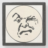 ANGRY MOON STENEN ONDERZETTER (Voorkant)
