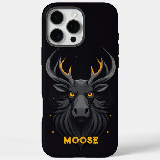 Angry Moose Black Case-Mate iPhone Case (Achterkant)