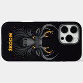 Angry Moose Black Case-Mate iPhone Case (Achterkant (horizontaal))