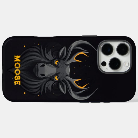 Angry Moose Black Case-Mate iPhone Case (Achterkant (horizontaal))
