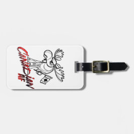 Angry Moose Canadian AF Bagagelabel