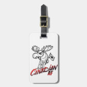 Angry Moose Canadian AF Bagagelabel (Voorkant verticaal)