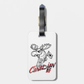 Angry Moose Canadian AF Bagagelabel (Achterkant verticaal)