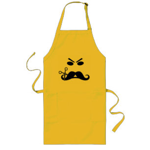 Angry Mustache aangepast platform - kies stijl Lang Schort