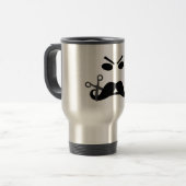 Angry Mustache aangepaste mok - kies stijl (Voorkant links)