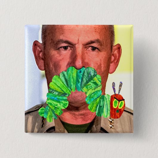 Angry Mustache Button (Voorkant)